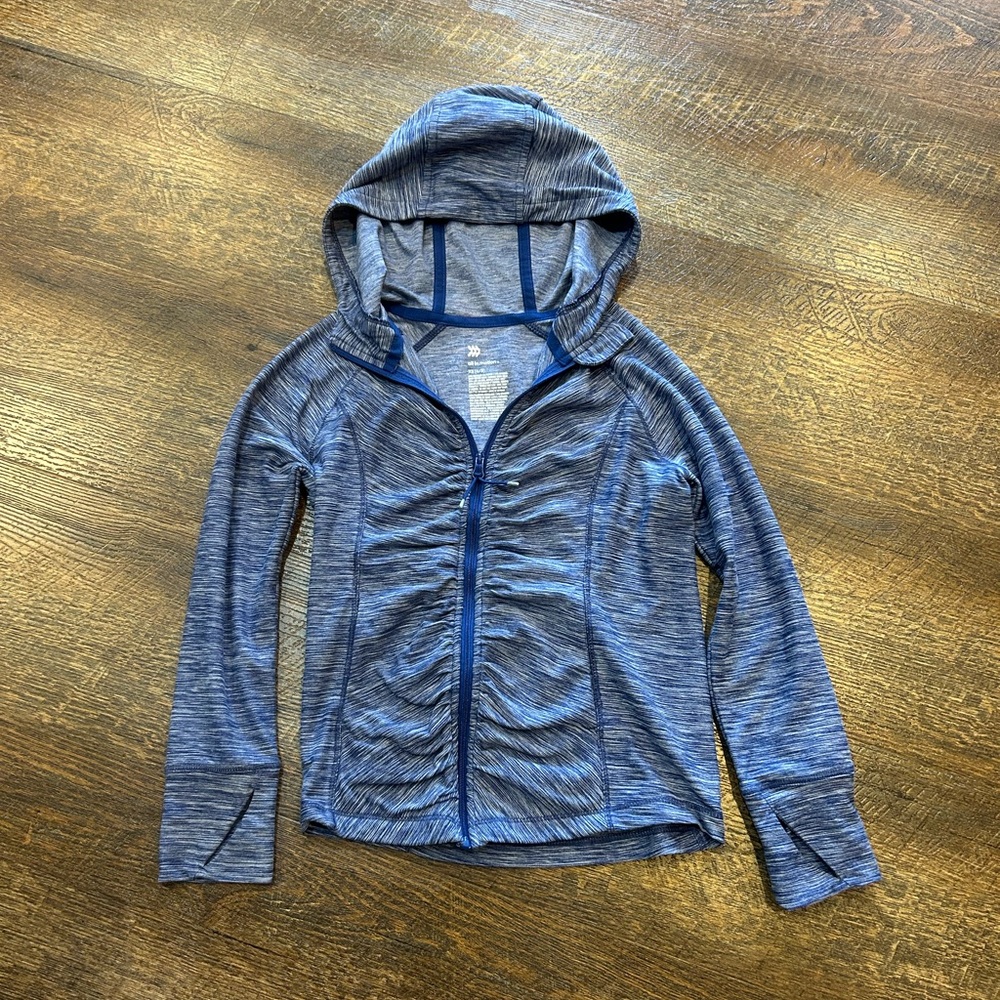 All in Motion Navy and Gray Zip-Up Jacket